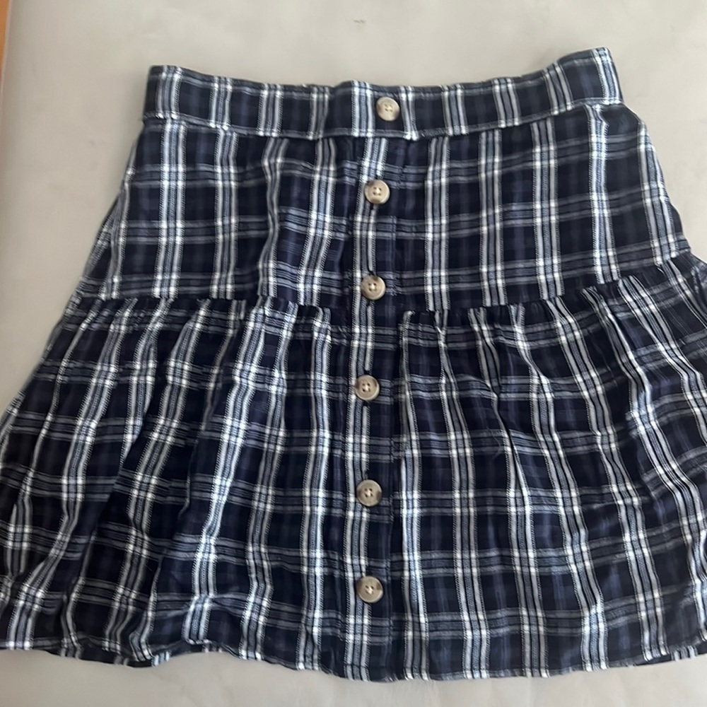 abercrombie plaid skirt